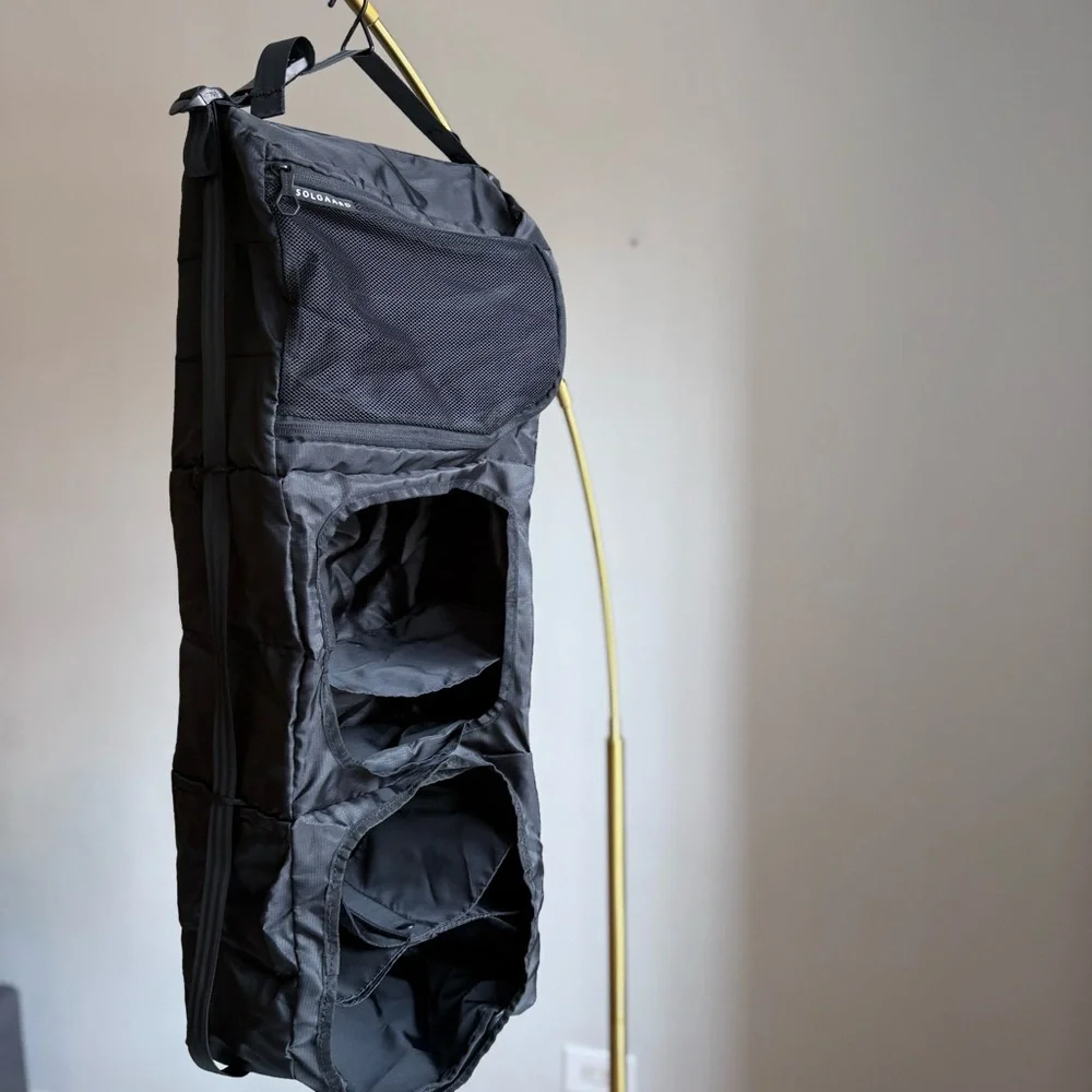 Solgaard Carry On Closet Organizer Travel Packing Shelf System Shore Tex.Pouches